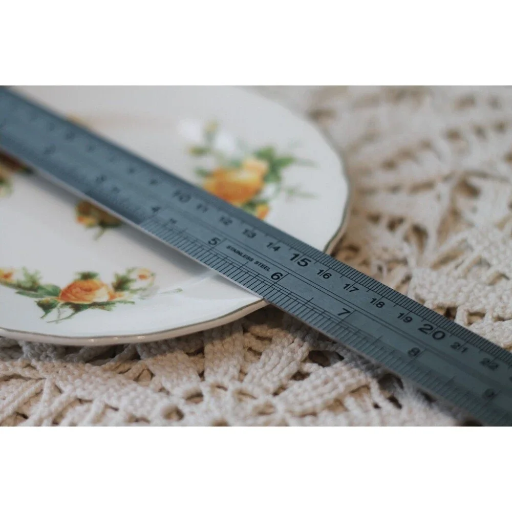 Canonsburg Yellow Rose Bread & Butter Plates 